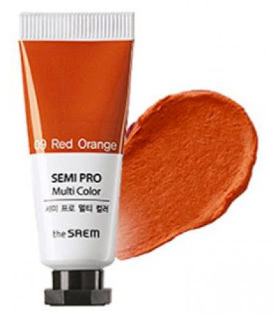 The Saem Semi Pro Multi Color 09 Red Orange 5 мл Универсальный цветной пигмент