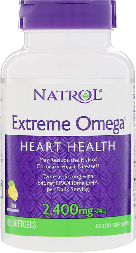 Natrol Extreme Omega 60 капсул