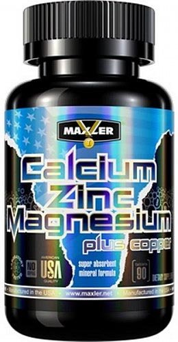 Maxler Usa Calcium Zinc Magnesium 90 таблеток
