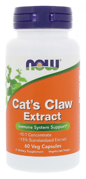 Now Cat's Claw Extract Кошачий коготь, 60 капсул