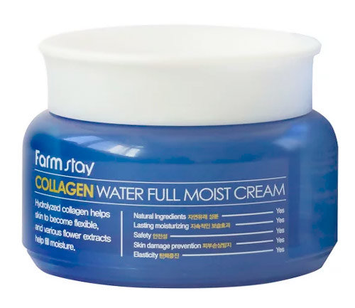 FarmStay Collagen Water Full Moist Cream 100 г Крем для лица коллагеновый 