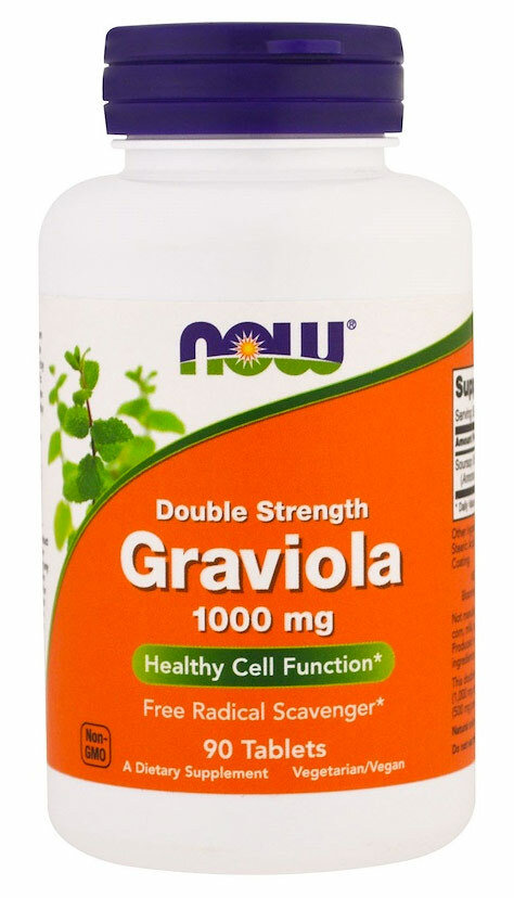 Now Graviola 1000 мг 90 таблеток 