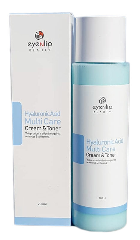 Eyenlip Hyaluronic Acid Multi Care Cream & Toner 200 мл Тонер-крем гиалуроновый 2 в 1 