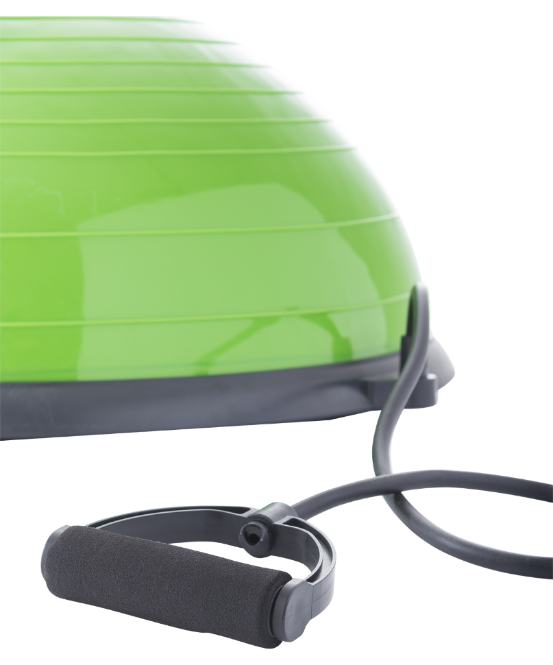 УЦЕНКА Полусфера "BOSU" GB-501 с эспандерами, с насосом, зеленый