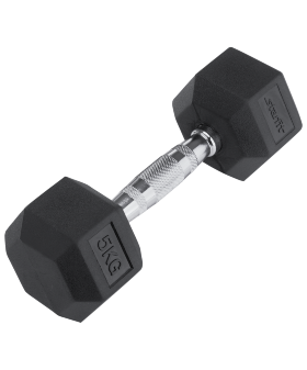 Гантель обрезиненная DB-301 5 кг, черная
