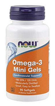 Now Omega 3 Mini Gels 90 гелевых капсул