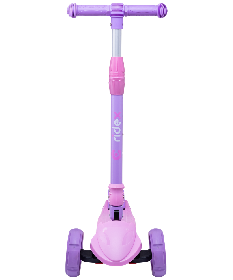 УЦЕНКА Самокат 3-колесный Bunny, 135/90 мм, розовый/фиолетовый