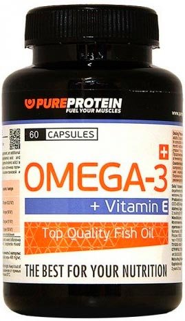 PureProtein Omega-3 + Vit E 60 капсул
