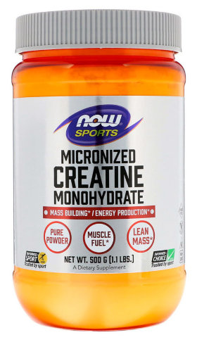Now Creatine Monohydrate Micronized 500 г
