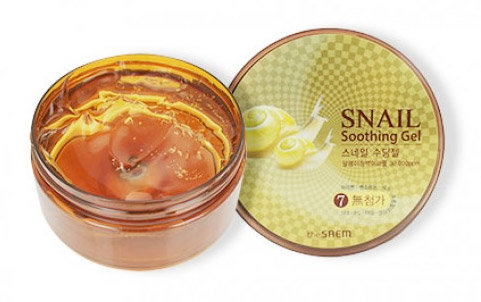 The Saem Gold Snail Soothing Gel 300 мл Гель с улиточным экстрактом 