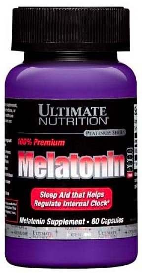 Ultimate Nutrition Melatonin 100% Premium 3 мг 60 капсул 