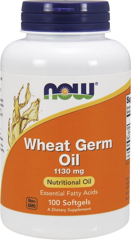 Now Wheat Germ Oil 1130 мг 100 гелевых капсул 