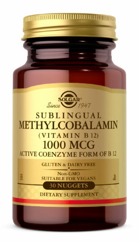 Solgar Methylcobalamin (Витамин B-12) 1000 мкг 30 таблеток