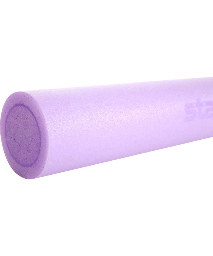 Ролик для йоги и пилатеса Core FA-501, 15x90 см, фиолетовый пастель
