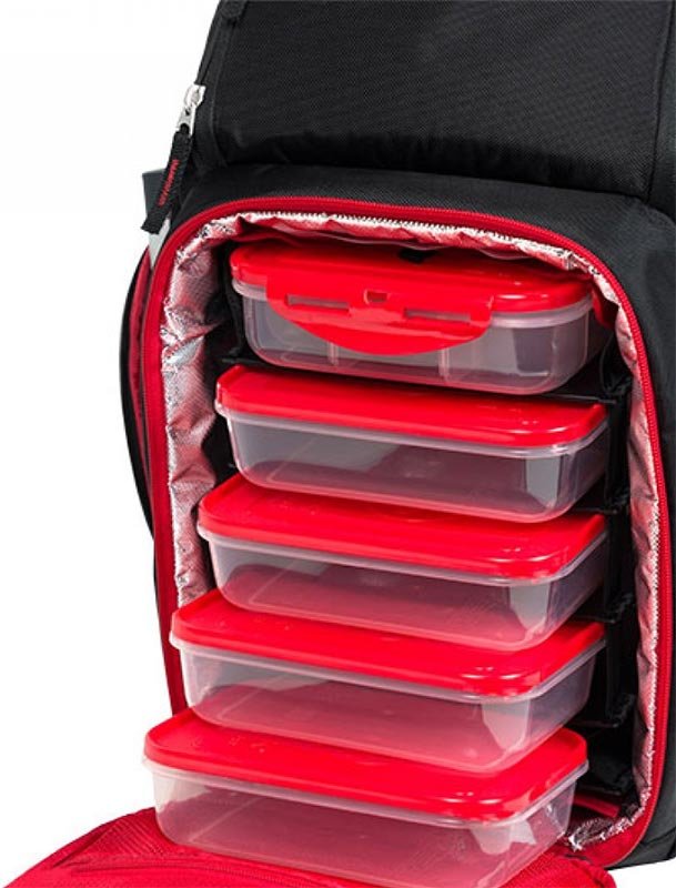Six Pack Fitness Expedition Backpack 500 Black/Red (черный/красный) 