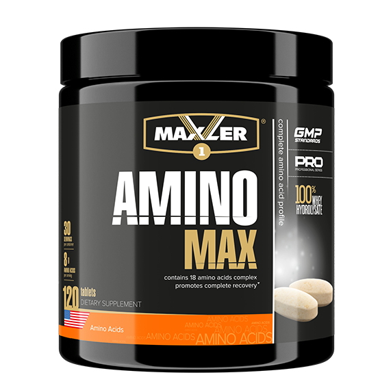 Maxler Usa Amino Max Hydrolysate 120 таблеток