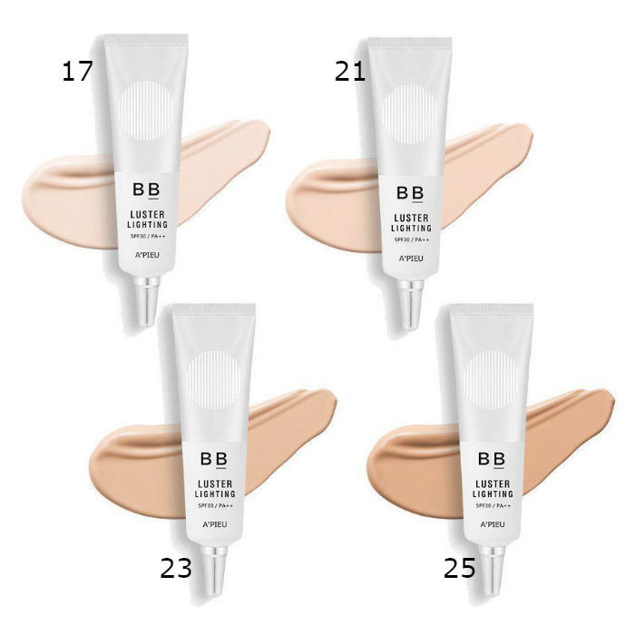 A'pieu Luster Lighting Bb Cream SPF30/Pa++ №21 20 г Вв-крем с эффектом сияния 