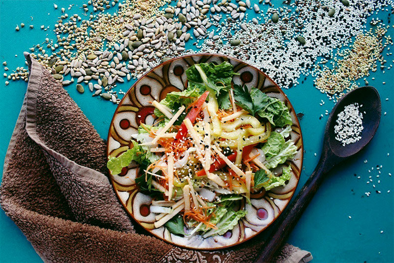 Fun&Food Смесь для салатов Золотистый Лён 100 г 