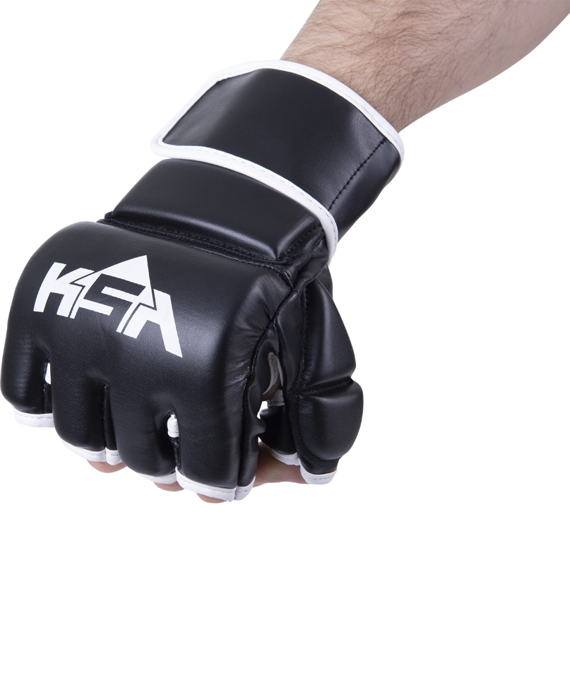 Перчатки для MMA Wasp Black, к/з, M