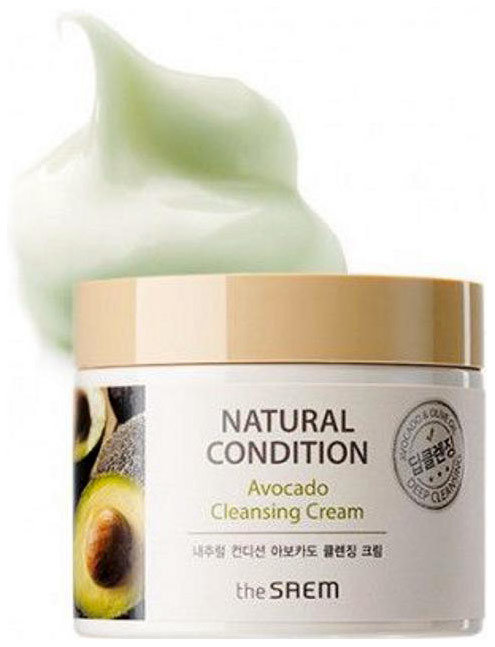 The Saem Natural Condition Avocado Cleansing Cream 300 мл Крем очищающий авокадо 