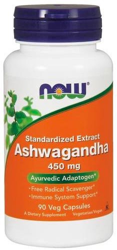 Now Ashwagandha Extract 450 мг 90 капсул 