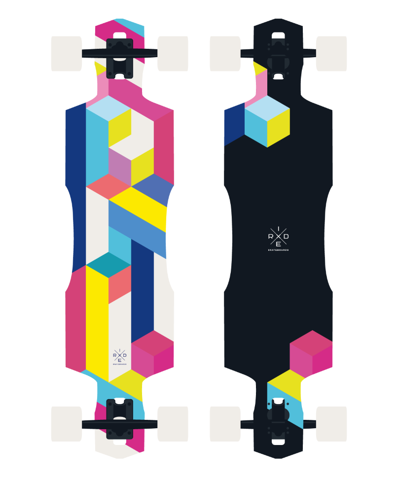 Лонгборд Graphic 38.5″X9.5″, ABEC-9