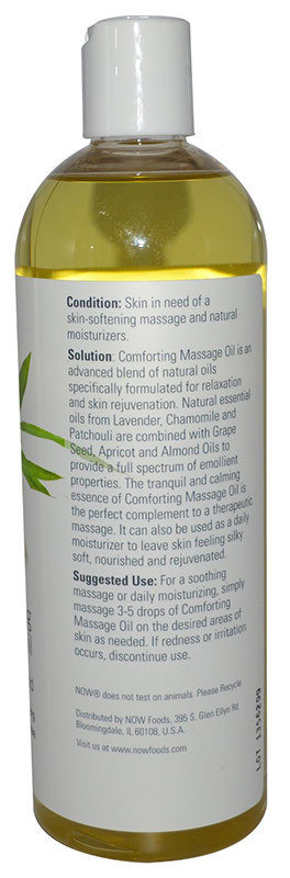 Now Comforting Massage Oil 473 мл 