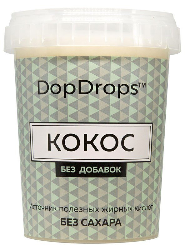 DopDrops Протеиновая паста Кокос Без добавок 1000 г 