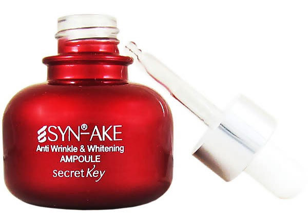 Secret Key Syn-Ake Anti Wrinkle Whitening Ampoule 30 мл Антивозрастная пептидная сыворотка 