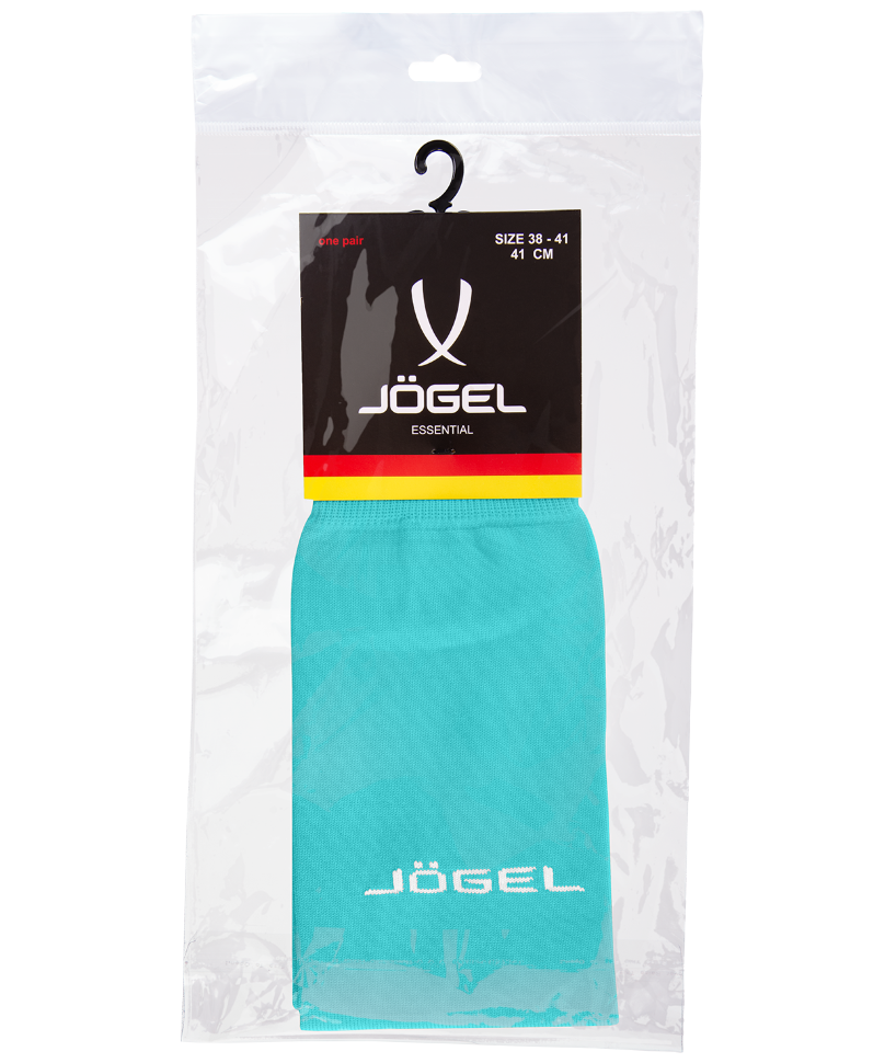 Гетры футбольные JA-006 Essential, бирюзовый/серый