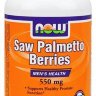 Now Saw Palmetto Berries 550 мг 100 капсул