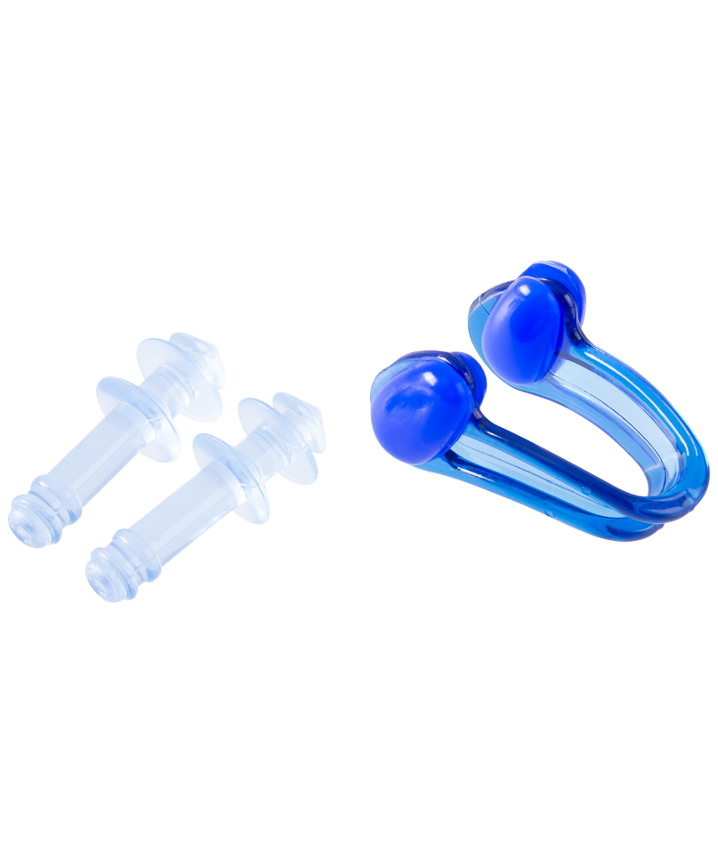 Набор из зажима для носа и берушей Fitflex Blue