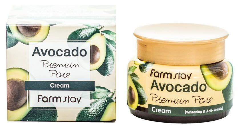 FarmStay Avocado Premium Pore Cream 100 г Осветляющий лифтинг-крем с экстрактом авокадо 
