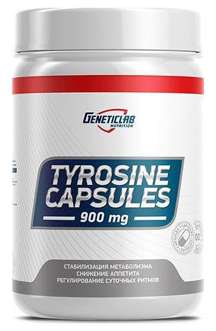 GeneticLab Nutrition Tyrosine Capsules 60 капсул