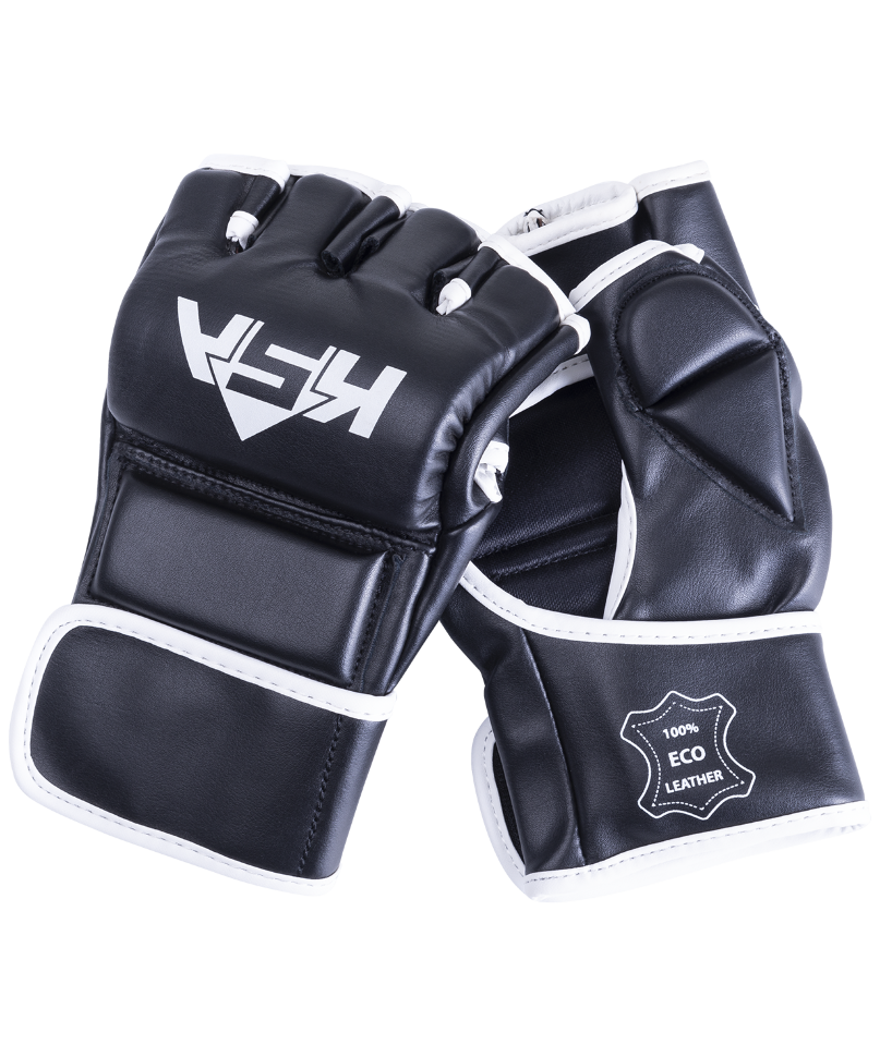 Перчатки для MMA Wasp Black, к/з, L