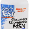 Doctor's Best Glucosamine Chondroitin Msm with OptiMSM 120 капсул