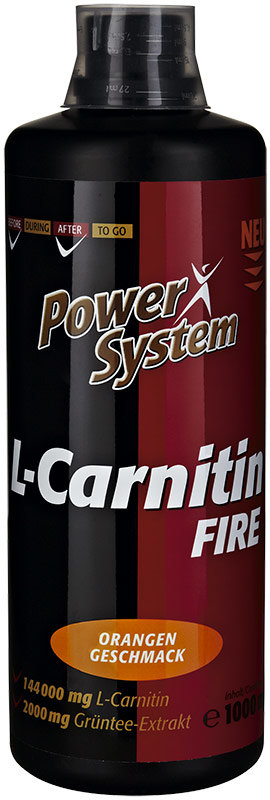 Power System L-Carnitin Fire 144000 мг 1 л