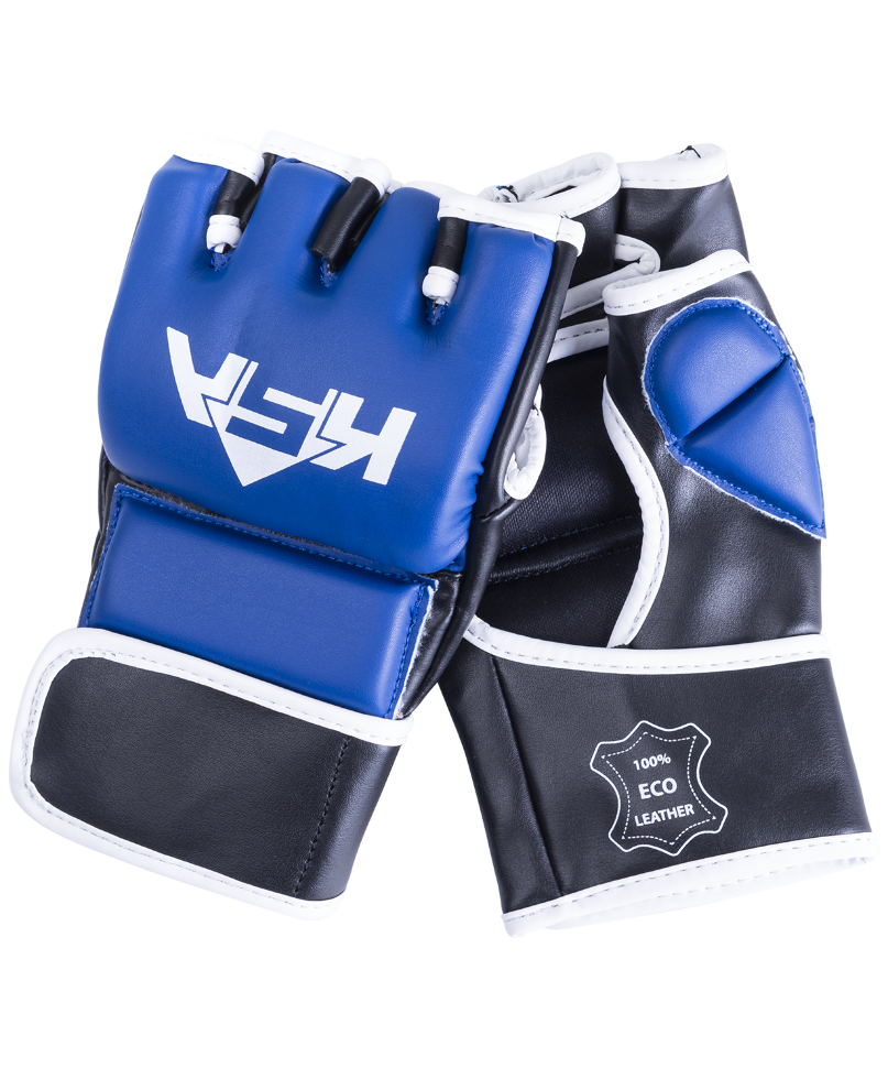 Перчатки для MMA Wasp Blue, к/з, M