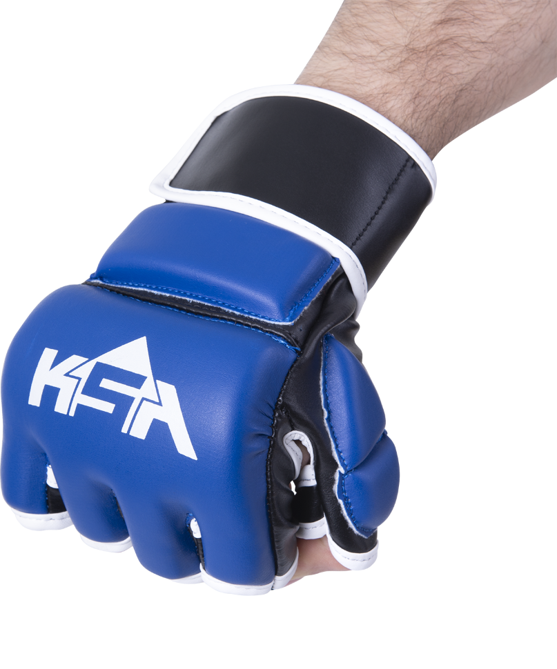 Перчатки для MMA Wasp Blue, к/з, M
