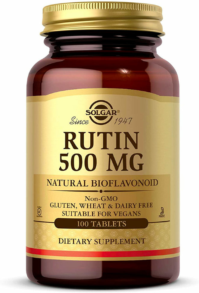 Solgar Rutin 500 мг 100 таблеток 