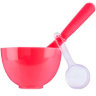 Anskin Beauty Set Red (Rubber Ball Small/Spatula middle/Measuring Cup) 3шт Набор для нанесения альгинатных масок