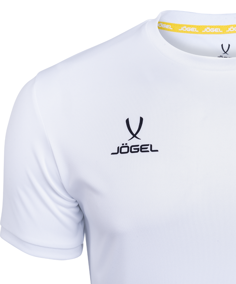 Футболка футбольная JFT-1020-018, белый/серый