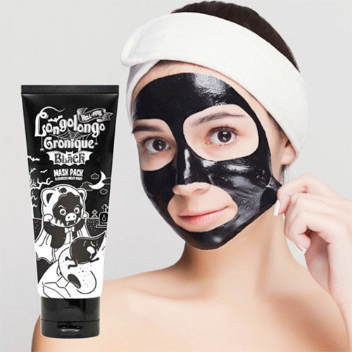 Elizavecca Hell Pore Longolongo Gronique Black Mask Pack 100 мл Черная маска-пленка 