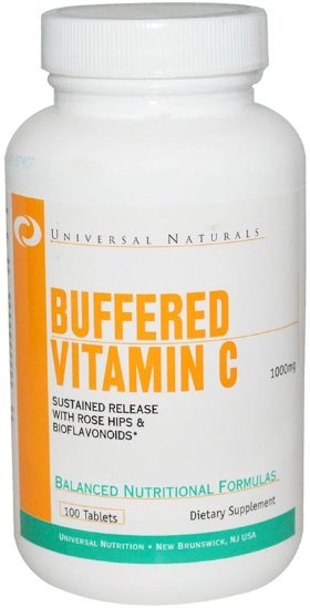 Universal Nutrition Vitamin C Buffered 100 таблеток