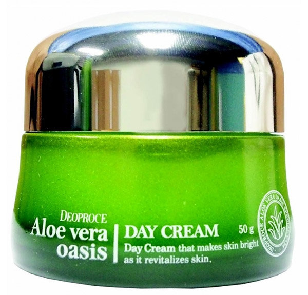 Deoproce Aloe Vera Oasis Day Cream 50 г Дневной многофункциональный крем с алоэ вера 