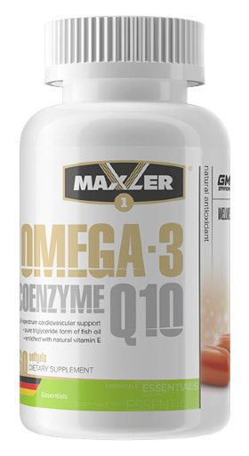 Maxler Eu Omega-3 + Coenzyme Q10 60 гелевых капсул