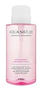 A'pieu Aqua Nature Rose Dewdrop Brightening Toner 500 мл Тонер для яркости кожи