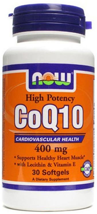 Now CoQ10 400 мг 30 капсул 