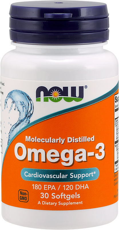 Now Omega-3 1000 mg 30 гелевых капсул
