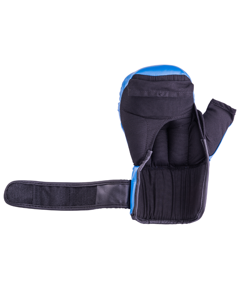 Перчатки для рукопашного боя HSIF RF3206, 6oz, к/з, синий